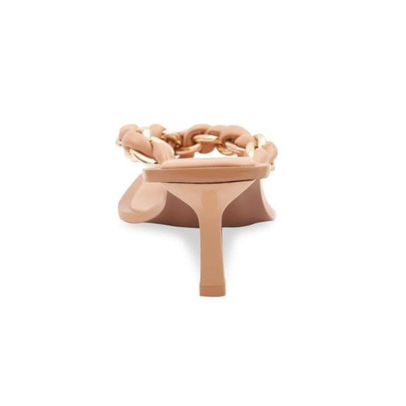 BCBGMAXAZRIA Mistia Braided Chain Heel Sandals in Palomino Sz 6 - Picture 3 of 13